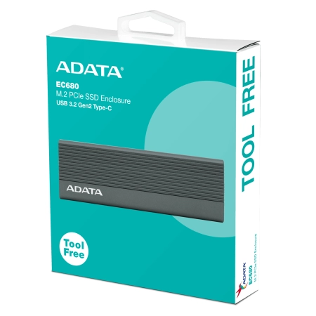 ADATA kućište za M.2 NVMe SSD Box Type-C EC680