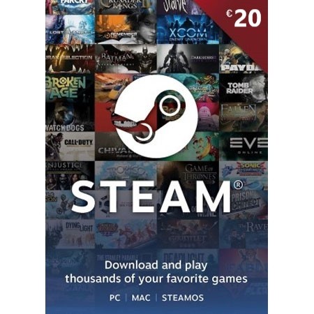 STEAM dopuna kredita 20 EUR /Digital Code